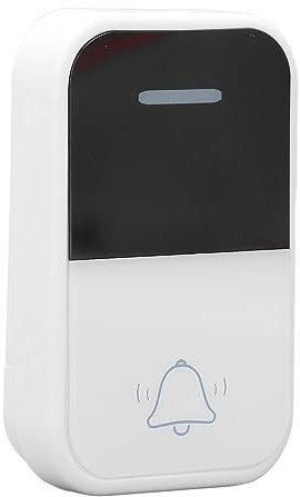 Sonew Funkklingel 2 Sender 2 Empfänger, IP44 Wasserdicht Türklingel Funk mit 38 Klingeltöne Selbsterzeugend Drahtloses Türklingel Funk für Zuhause und Wohnung