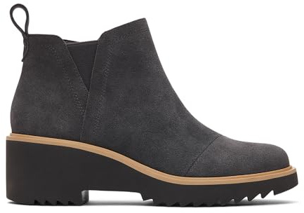 TOMS Women's Maude Ankle Boot, Forged Iron Suede, 9 UK