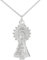 Medalla Virgen del Pilar de Plata de Ley 925 con cadena - Collar Virgen del Pilar