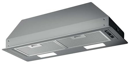 Jetair Cappa aspirante a incasso 72 cm, finitura grigia, luci LED, comandi con pulsantiera - VIERA GR/A/72 (PRF0187072)