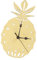 DOITOOL Wanduhr Im Rustikalen Stil Dekorative Ananas-Form Stumme Uhr Für Die Inneneinrichtung