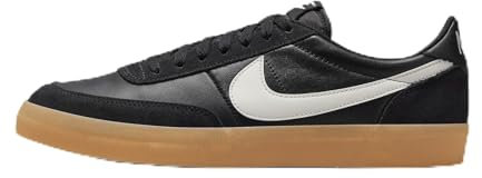 NIKE Herren Killshot 2 Leather Sneaker, Black/Sail/Gum Yellow, 38.5 EU