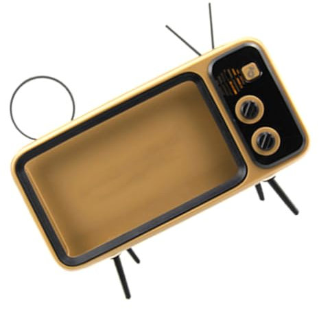 HEMOTON 1Stk handyhalter Retro Phone Holder Handy aufsteller Miniaturdekoration Tv Handy Halter Lautsprecherständer Handyständer Outdoor-Lautsprecher Telefonständer draussen Fernsehen