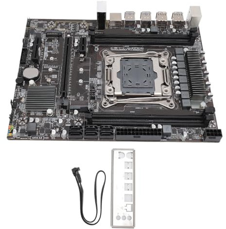 X99 Motherboard, Dual Channel DDR4 PCIE M.2 Gaming Motherboard Integrierter Chip LGA 2011 3 Computer Motherboard für Desktop-PC