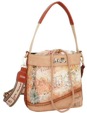 Anekke Peace & Love Flower Crossbody Bag Multicolor