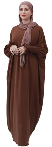 Zofocy Muslim Prayer Abaya Islamic Women Lightweight Maxi Dress Long Sleeve Ladies Dubai Kaftan