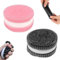 SGERUFZ 2 Pcs Squishy Anti-Stress-Spielzeug Keks Squeeze Toy für Stressabbau Süße Stressbälle Fidget Spielzeug für Freunde und Familie Rosa Schwarz
