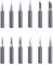 Wjelet 12 PCS Soldering Iron Tips, 900M Soldering Tips Replacement Solder Tips for Hakko, Yihua, Atten, Quick, Ryobi, and More Soldering Stations/Guns