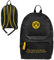 Borussia Dortmund Rucksack - Netz - schwarz Backpack BVB 09 - Plus Aufkleber Wir lieben Fußball