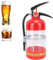 Spezialspender 2L wiederverwendbarer Plastiklöser Form Pumpe Pumpe rot Plastik Bier Whisky Weingieß für Bar Restaurant Hotel KTV
