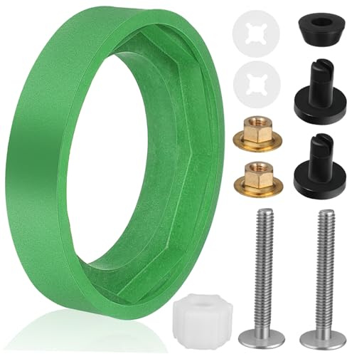 NUOBESTY Joint De Réservoir De Toilette à Cuvette En Caoutchouc Robuste, Étanchéité Renforcée, Kit De Remplacement Polyvalent Pour Toilettes, Compatible Installation Rapide,