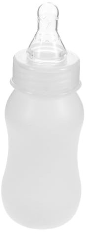 SUPVOX Lamb Bottle Feeder and Small Animal Nursing Bottle 120ml for Kitten and Goat Feeding Pigeon Nipple Suitable for Pet Milk Feeding