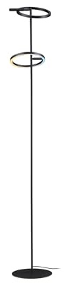 Paulmann 71279 LED Stehleuchte Odila Tunable White 2x1200lm 2x10,4W Schwarz matt, Chrom