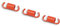 MALOSSI 298743B 3 molle Ø2 rosse rinforzate per frizione