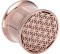 PIERCINGLINE Chirurgenstahl Double Flared Tunnel BLUME DES LEBENS Piercing Ohr Roségoldfarben 10 mm