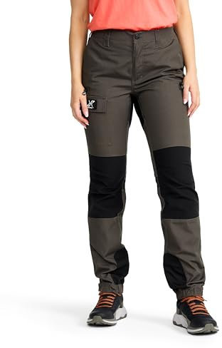 RevolutionRace Damen Nordwand Pants, Hose zum Wandern und für viele Outdoor-Aktivitäten, Mossgrey, L