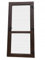 Otwarte Porta esterna in PVC, negozio, balcone, casa, economia, antracite, rovere dorato, noce, bianco (90 x 200 cm, noce)