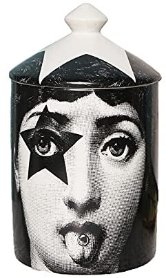 ROTOOY Lina Cavalieri - Barattolo in ceramica per aromaterapia, portapenne Fornase, mini vaso, vassoio portacandele, bottiglie decorative per la casa, barattoli decorativi (C9)