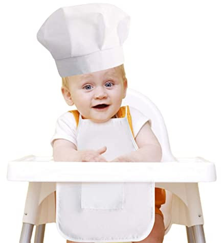 Limitoll Costume da Panettiere per Bambini,Fai Finta di Giocare al Grembiule da per Bambini - Abiti per Oggetti di Scena per la Fotografia di, Costume da Grembiule da Bianco