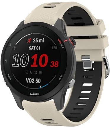 AK für Garmin Venu 3 Armband/Garmin Venu 2 Armband/Garmin Forerunner 255 265 Armband Herren Damen, 22mm Quick Release Silikon Uhrenarmband Sport Ersatzarmbänder für Garmin Vivoactive 4 Armband