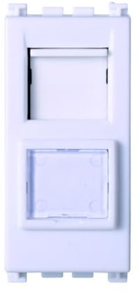 Prise réseau Ethernet RJ45 CAT6, modules blancs, compatible avec Vimar Arke, antenne, ethernet, TV, antenne, USB, Schuko, pour plaques originales et compatibles