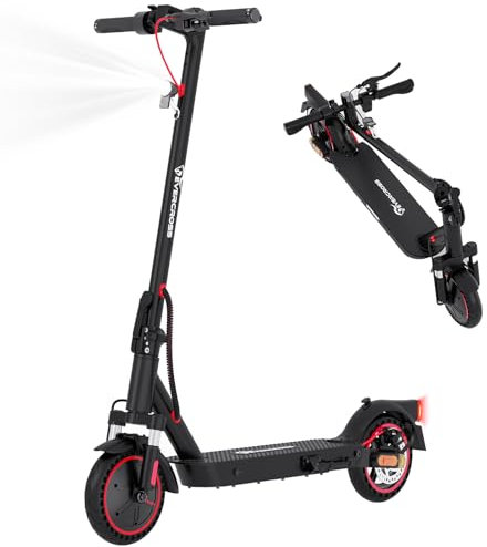 EVERCROSS E Scooter mit Straßenzulassung (ABE), Faltbarer Elektroroller für Erwachsene mit APP - 400W Motor von Bosch, 7,8AH Batterie, 15KG Gewicht, Duales Brems, Zwei Stoßdämpfer