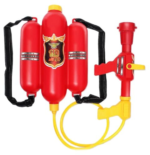 Feuerwehr Wasserspritze, Feuerwehrmann Spielzeug, Wasserspielzeug Kinder Outdoor, Feuerlöscher Wasser Wasserpistole mit Tankrucksack, Großes Feuerwehr Spielzeug, Wasserspritzrucksack, Sommer Party