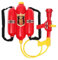 Feuerwehr Wasserspritze, Feuerwehrmann Spielzeug, Wasserspielzeug Kinder Outdoor, Feuerlöscher Wasser Wasserpistole mit Tankrucksack, Großes Feuerwehr Spielzeug, Wasserspritzrucksack, Sommer Party
