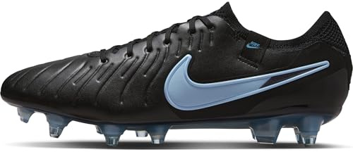Nike Tiempo Legend 10 Elite SG-Pro Anti Clog Traction Soft Grass Football Boot DV4329, Black, 9 UK