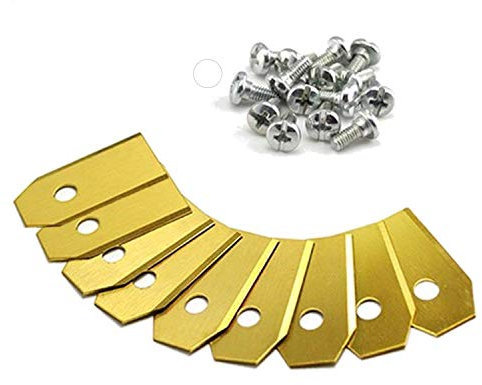 ONVAYA 18 Titan Ersatzmesser für Mähroboter | 0,75 mm | Zubehör für Husqvarna Automower und Gardena Mähroboter | Rasenmähermesser | Rasentrimmer