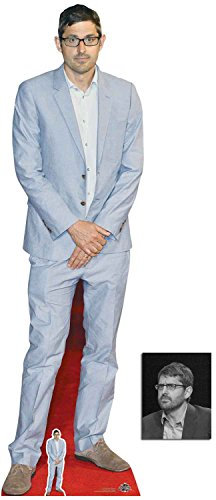 Louis Theroux Lifesize and Mini Cardboard Cutout Fan Pack 187cm x 54cm, Includes 8x10 Star Photo