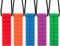 Novelfun Sensory Chew Halskette, 5er Pack Silikon Kauen Anhänger Training und Entwicklung Zappeln Spielzeug Kauen Halskette für Kinderkrankheiten,Autismus ADHS SPD,Oral Motor,Angst,Autistische Kinder