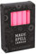 12 Magic Spell Candles - Friendship Pink 10cm