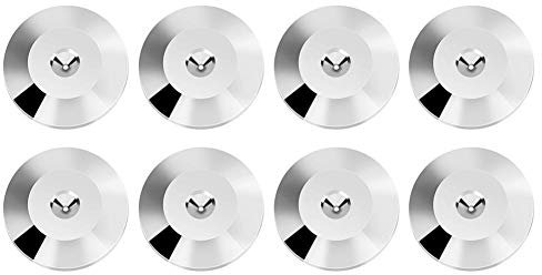 Picchi per diffusori, 8PCS Picchi per diffusori Subwoofer CD Amplificatore Altoparlante HiFi Giradischi Supporto per Piedi Piedini per Cono e Base Pad Piedini Antiurto Mat