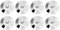 Picchi per diffusori, 8PCS Picchi per diffusori Subwoofer CD Amplificatore Altoparlante HiFi Giradischi Supporto per Piedi Piedini per Cono e Base Pad Piedini Antiurto Mat