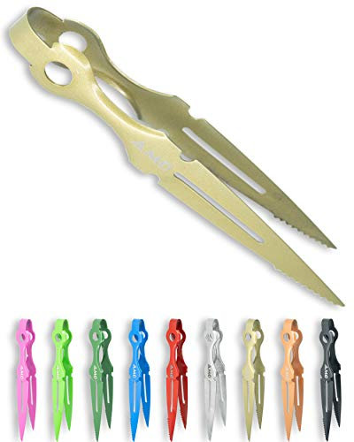 AMO Pinzas para Shisha - Mezcla de Tabaco para Shisha, tritura - sujeta el carbón Caliente de Forma Segura con Las Pinzas para Shisha de 23 cm - Accesorios para Shisha - Accesorios para Parrilla