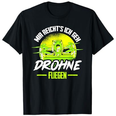 Mir Reicht's Ich Geh Drohne Fliegen Retro Drone Drohnenpilot T-Shirt