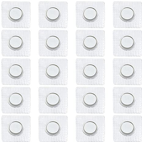 FYSL 20 Stücke Magnetverschluss 15mm Unsichtbare Magnetknopf, Hidden Sew Magnetverschluss, Magnetische Knopf Druckknöpfe, Versteckte Geldbörse Verschluss für Nähen DIY