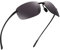 JIM HALO Polarisierte Sport Sonnenbrille für Herren Damen TR90 Randloser Rahmen zum Laufen Angeln Radfahren Fahren Grau
