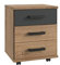 möbelando Rollcontainer Schubladenschrank Rollschrank Container Rollwagen Lothar II