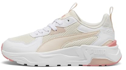 Puma Unisex Kinder Trinity Lite Jr Turnschuhe, Sugared Almond Rosebay White Beige Pink, 37 EU