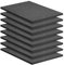 DECOHS 8 PCS Polyurethane Foam Sheet-16x12x1 Inch Cuttable Foam Inserts for Cases-Packing Foam Pads for Toolbox Camera Storage & Crafts, Black