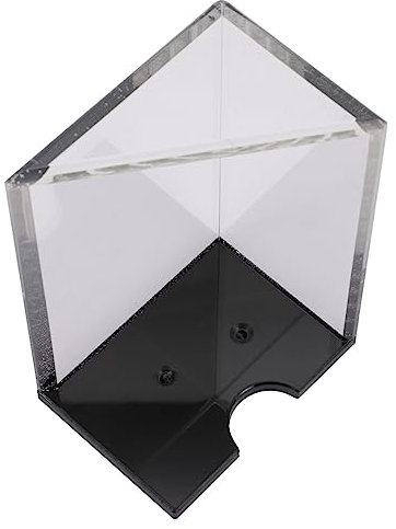 TOYANDONA Acrylic Playing Card Rack Card Stand for Storage for Home Game Use Holds Multiple Decks Material