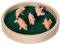 Bartl 111737 Bierdeckelspiel Schweine-Würfeln aus Holz, Gesellschaftsspiel für klein und groß - großartiger Geschenkartikel