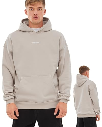 Johnny Urban Hoodie Damen & Herren Oversize - Cody Logo Print - Basic Kapuzenpullover mit Oversized Fit - Pullover Sweatshirt mit Kapuze & Schwerem Stoff - Einfarbig