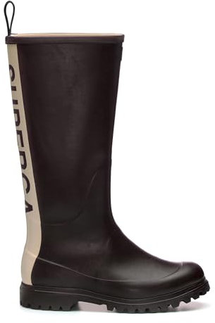 SUPERGA - Stivaletti,uomo donna,Nero,da pioggia,modello 799 RUBBER BOOTS LETTERING,numero: 40