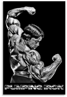 ENILSA Arnold Schwarzenegger Mr Olympia Poster Dekorative Malerei Leinwand Wandkunst Wohnzimmer Poster Schlafzimmer Malerei,Wandkunst Bilddruck Moderne Familienzimmer Dekor 12x18inch(30x45cm)