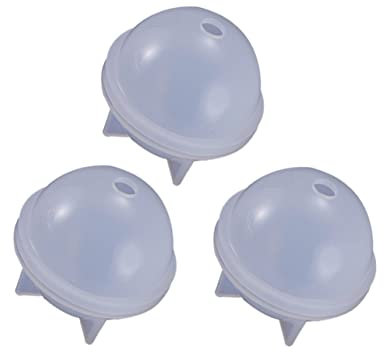 SEWOART 2st Silikonform Backen Untersetzer Formen Schablonen Zum Basteln Kugel Epoxidform Planet Schokoladen-silikonformen Silikonformen Für Seife Lampenschirme Bowling 3d Süssigkeit Weiß