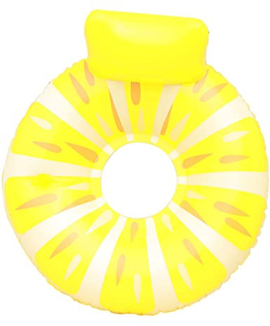 ibasenice Flotteur Gonflable De Piscine Forme De Fruit Anneau De Natation pour Adultes Confort Optimal Et Design Élégant Accessoires De Plage pour Moments Aquatiques Amusants