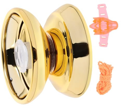 SKISUNO 1 Satz Jo-Jos aus Metall für Anfänger Yo-Yos für Anfänger Nicht reagierender Yoyo-Profi Spielzeug Toys Metall reagiert Nicht auf Jo-Jo-Profi Fingerball